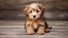 Cute Yorkie Doodle Poodle Mix Pup