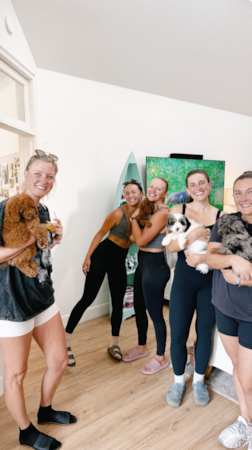Seaside Pups Pilates and Puppies 🐶