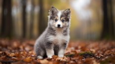 Small Mini Pomskydoodle Mix Pup