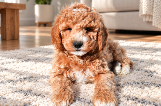 Cute Mini Goldendoodle Baby