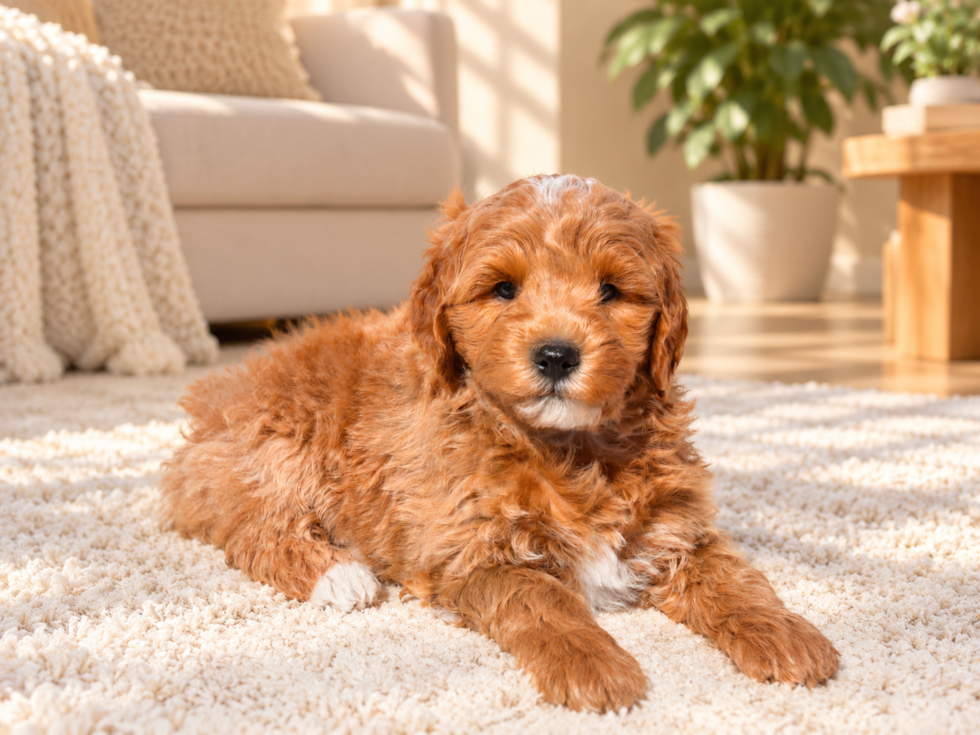 Mini Goldendoodle Puppy for Adoption