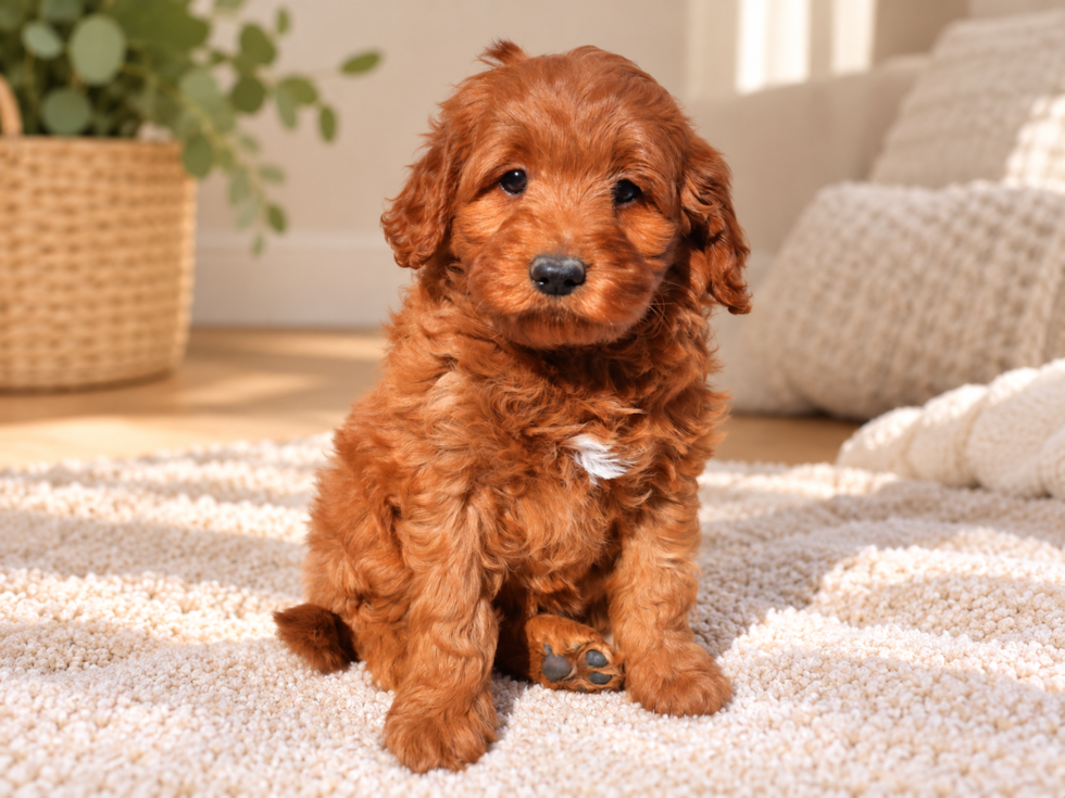 Mini Goldendoodle Puppy for Adoption