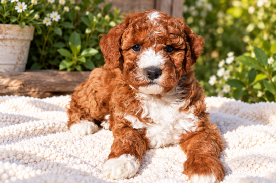 Cute Mini Goldendoodle Baby