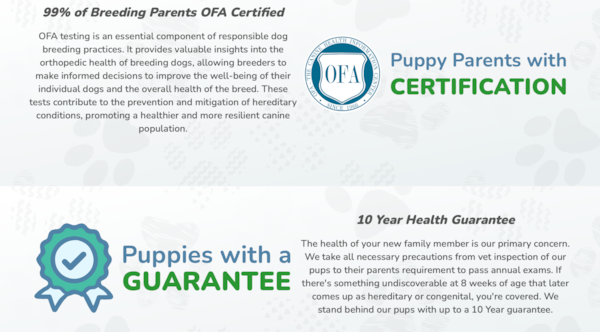 Seaside Pups 10-Year Health Guarantee Explained